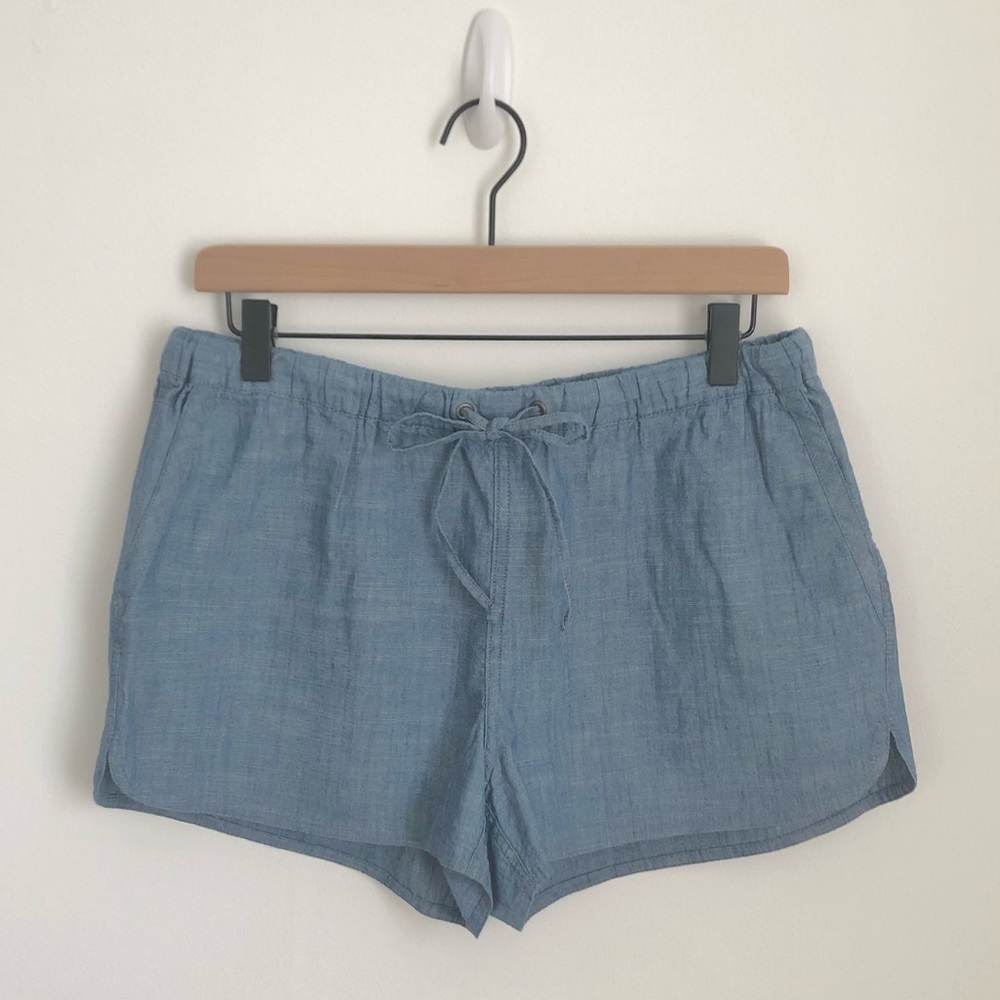 NWT J. Crew Chambray Drawstring Shorts